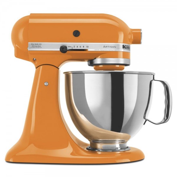 Artisan 5 Qt. Tangerine Stand Mixer