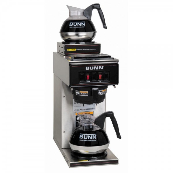 Bunn 12-Cup Pourover Commercial Coffee Brewer with 2 Warmers