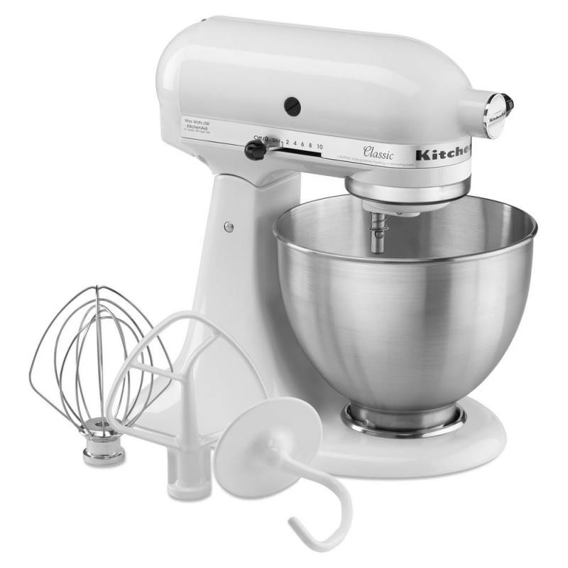 Classic 4.5 Qt. Tilt-Head White Stand Mixer