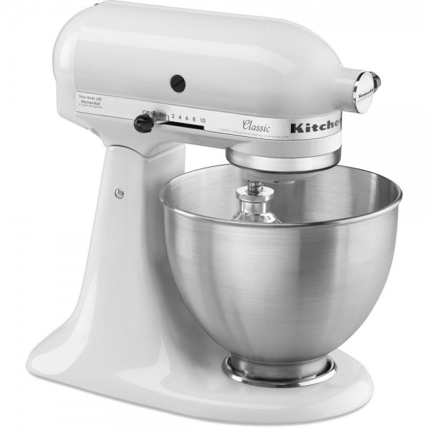 Classic 4.5 Qt. Tilt-Head White Stand Mixer