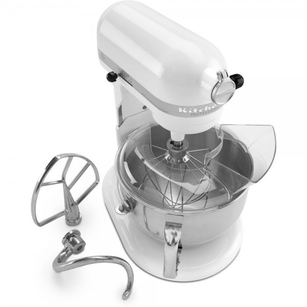 Professional 600 Series 6 Qt. White Stand Mixer