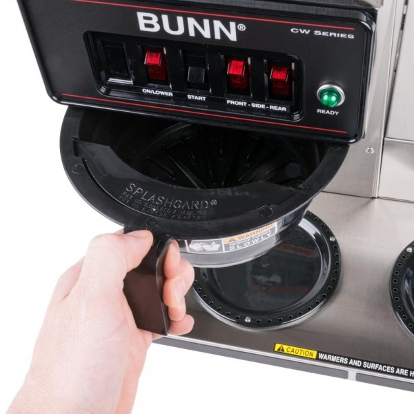 Bunn CWT-3 Commercial 192 oz. Automatic Coffee Brewer with 3 Lower Warmers