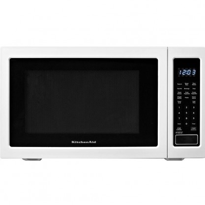 KitchenAid Architect Series II 1.6 cu. ft. Countertop Microwave in White Built-In Capable with Sensor Cooking