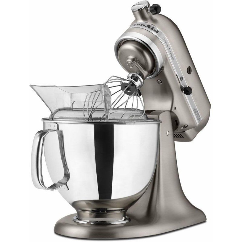 Custom Metallic 5 Qt. Brushed Nickel Stand Mixer