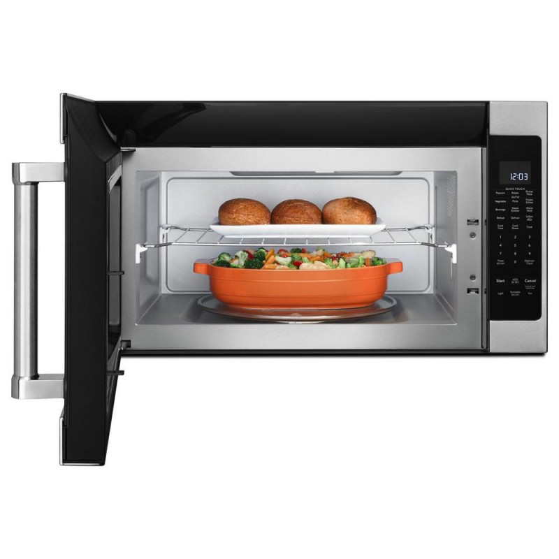 KitchenAid 30 in. 2.0 cu. ft. Over the Range Microwave in Black with Sensor Cooking