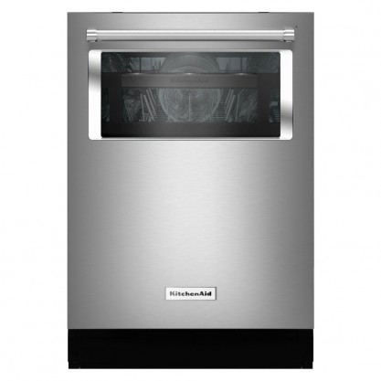 KitchenAid Top Control Dishwasher with Window in Stainless Steel with Stainless Steel Tub