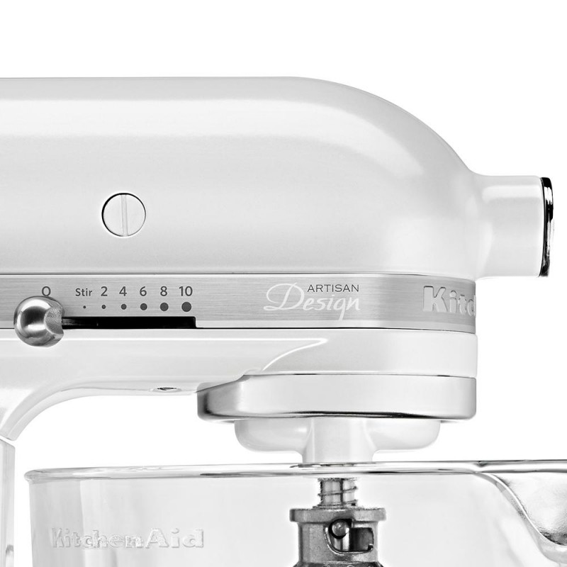 Artisan Designer 5 Qt. Frosted Pearl White Stand Mixer