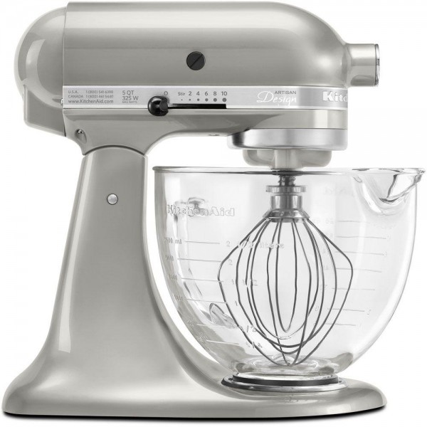 Artisan Designer 5 Qt. Sugar Pearl Silver Stand Mixer