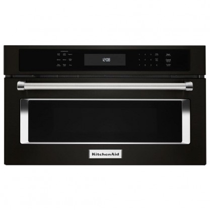 KitchenAid 1.4 cu. ft. Built-In Microwave in Black Stainless