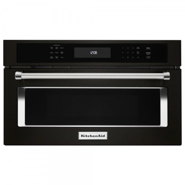 KitchenAid 1.4 cu. ft. Built-In Microwave in Black Stainless