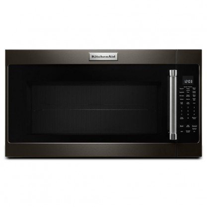 KitchenAid 30 in. 2.0 cu. ft. Over the Range Microwave in Black Stainless with Sensor Cooking