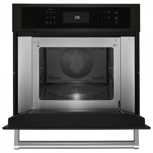 KitchenAid 27 in. 1.4 cu. ft. Built-In Microwave Oven in Black Stainless