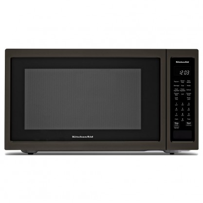 KitchenAid 1.5 cu. ft. Countertop Microwave in Black Stainless with PrintShield