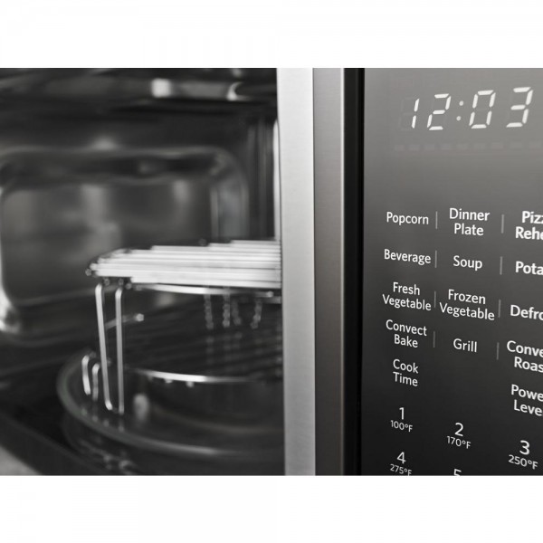 KitchenAid 1.5 cu. ft. Countertop Microwave in Stainless Steel with PrintShield