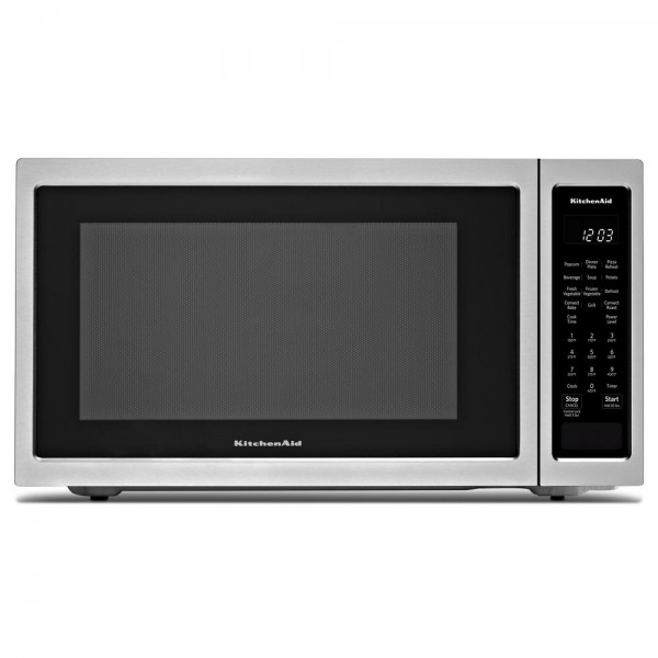 KitchenAid 1.5 cu. ft. Countertop Microwave in Stainless Steel with PrintShield