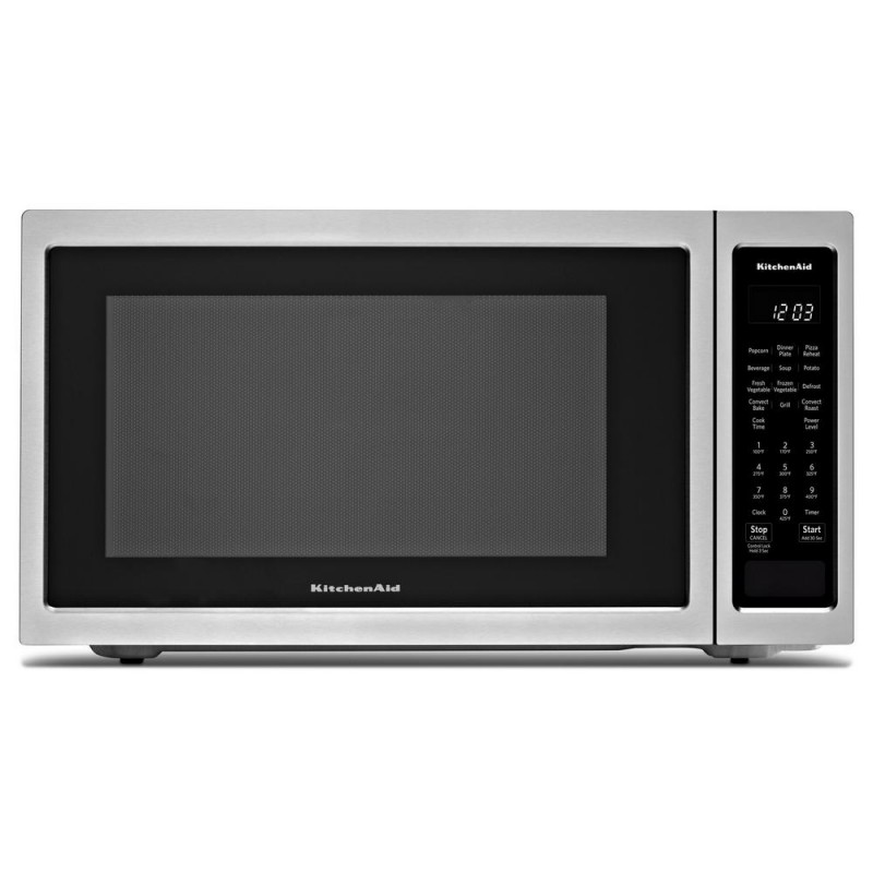 KitchenAid 1.5 cu. ft. Countertop Microwave in Stainless Steel with PrintShield