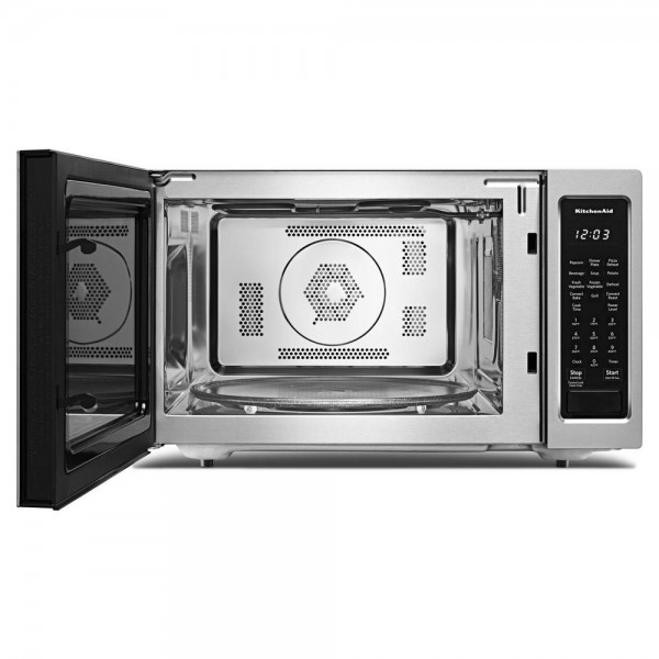 KitchenAid 1.5 cu. ft. Countertop Microwave in Stainless Steel with PrintShield