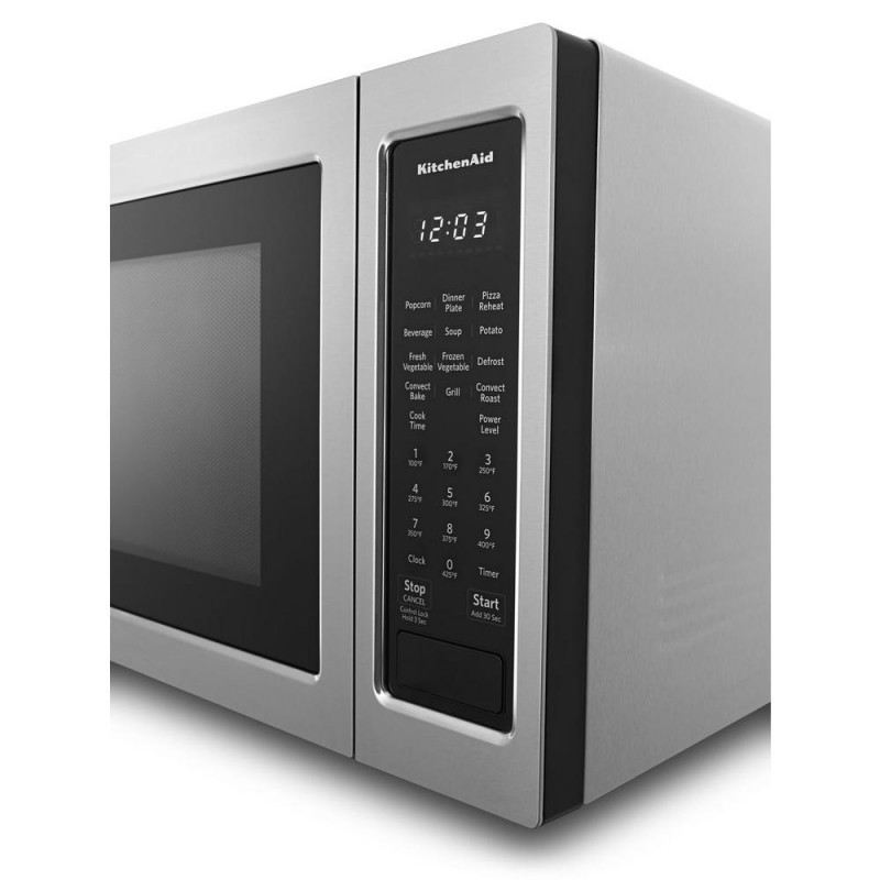 KitchenAid 1.5 cu. ft. Countertop Microwave in Stainless Steel with PrintShield