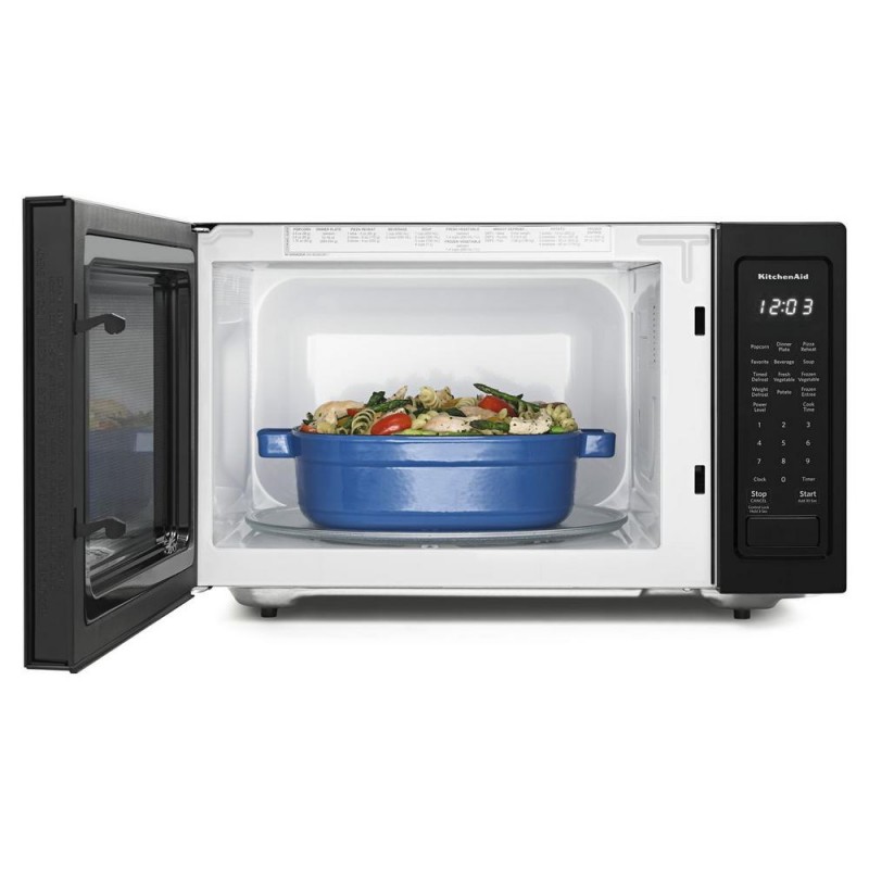 KitchenAid 1.6 cu. ft. Countertop Microwave in Black