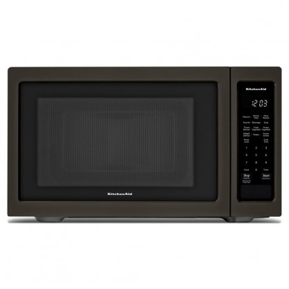 KitchenAid 1.6 cu. ft. Countertop Microwave in Black Stainless