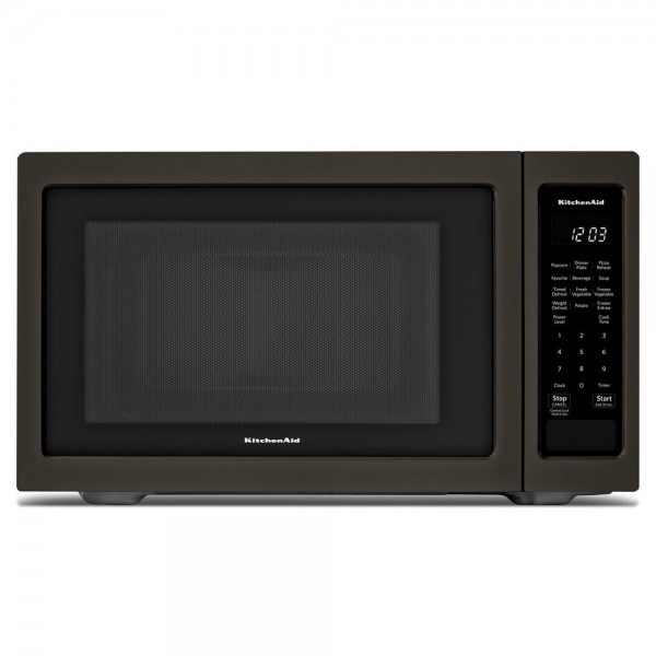 KitchenAid 1.6 cu. ft. Countertop Microwave in Black Stainless