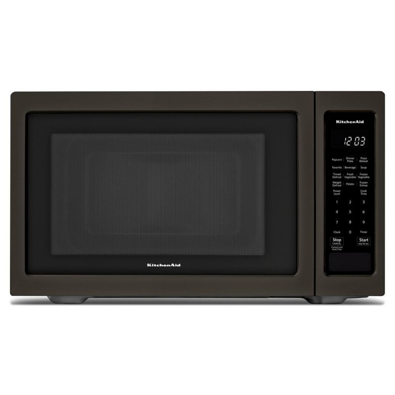 KitchenAid 1.6 cu. ft. Countertop Microwave in Black Stainless