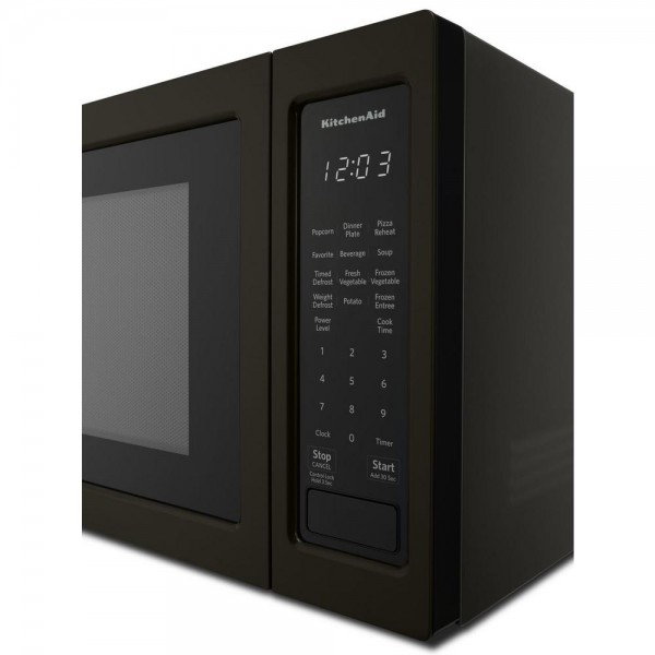 KitchenAid 1.6 cu. ft. Countertop Microwave in Black Stainless