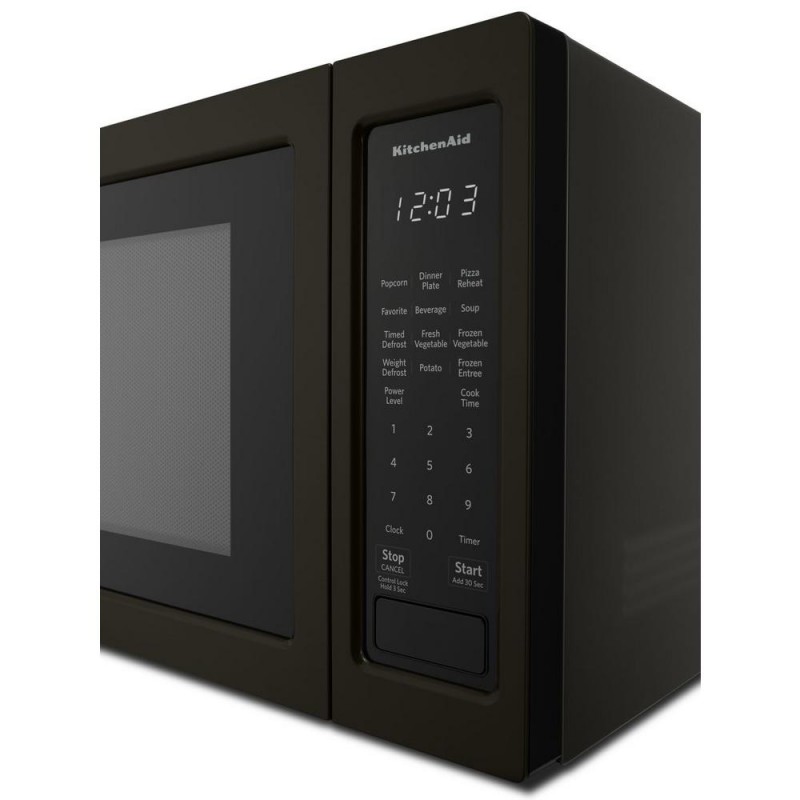 KitchenAid 1.6 cu. ft. Countertop Microwave in Black Stainless