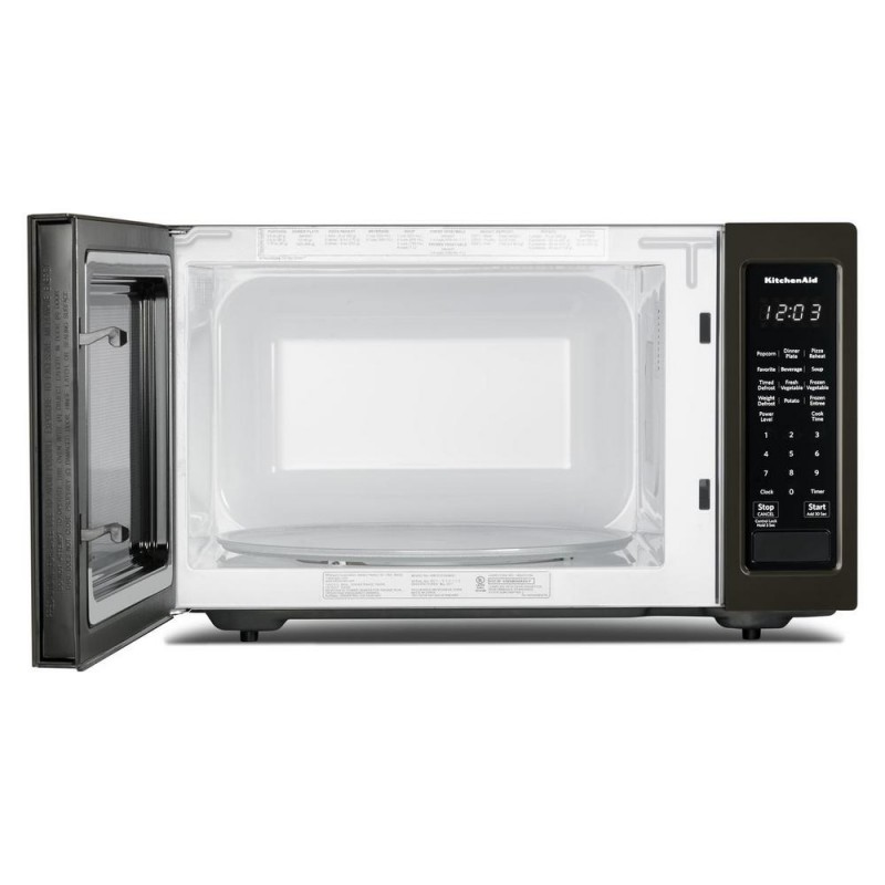 KitchenAid 1.6 cu. ft. Countertop Microwave in Black Stainless