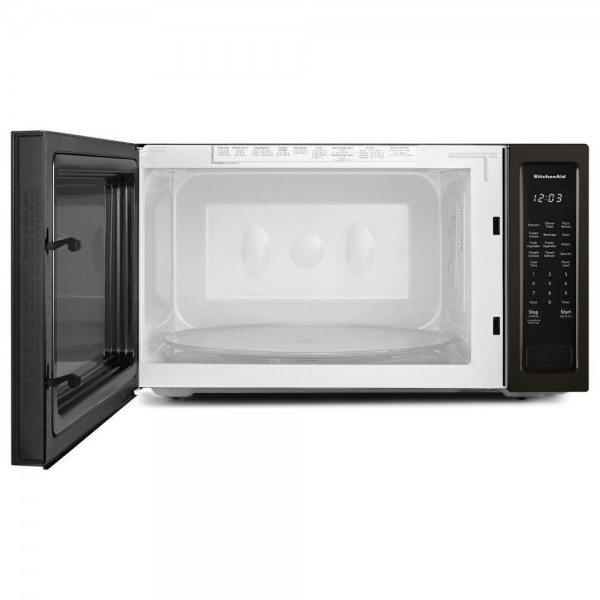 KitchenAid 2.20 cu. ft. Countertop Microwave in Black Stainless