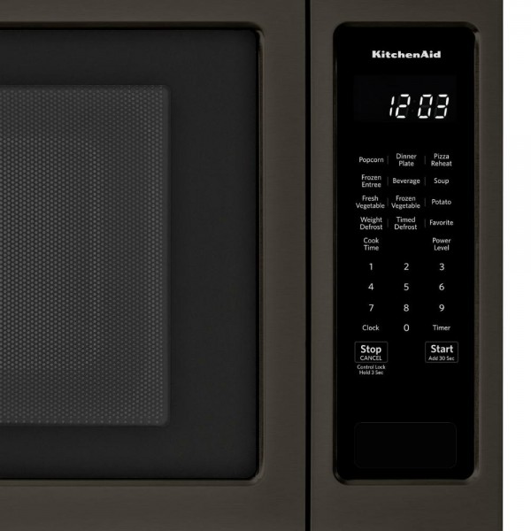 KitchenAid 2.20 cu. ft. Countertop Microwave in Black Stainless