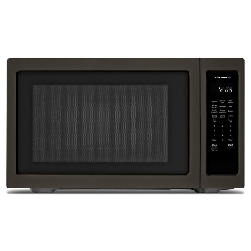 KitchenAid 2.20 cu. ft. Countertop Microwave in Black Stainless