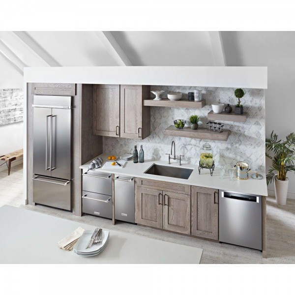 KitchenAid 24 in. Top Control Built-In Tall Tub Dishwasher in PrintShield Stainless with Fan-Enabled PRODRY