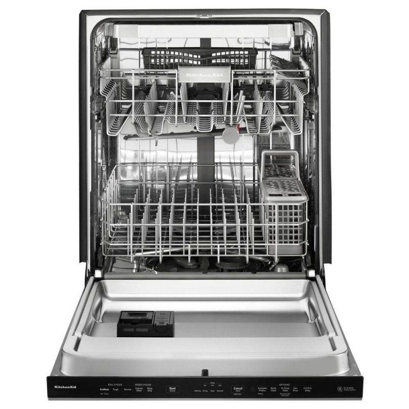 KitchenAid 24 in. Top Control Built-In Tall Tub Dishwasher in PrintShield Stainless with Fan-Enabled PRODRY