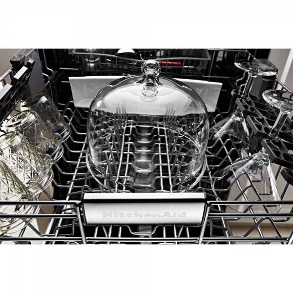 KitchenAid 24 in. Top Control Built-In Tall Tub Dishwasher in Printshield Stainless with Clean Water Wash System