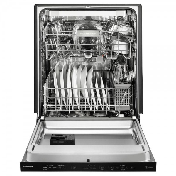 KitchenAid Top Control Built-In Tall Tub Dishwasher in PrintShield Stainless with Fan-Enabled PRODRY