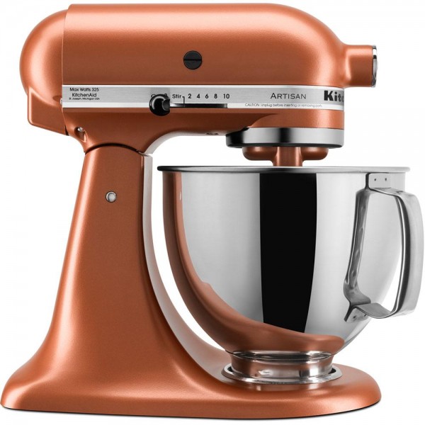 Artisan Series 5 Qt. Tilt-Back Head Stand Mixer in Copper Pearl