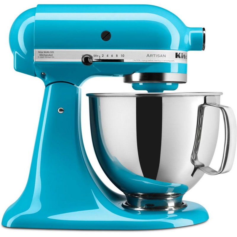 Artisan Series 5 Qt. Tilt-Back Head Stand Mixer in Crystal Blue