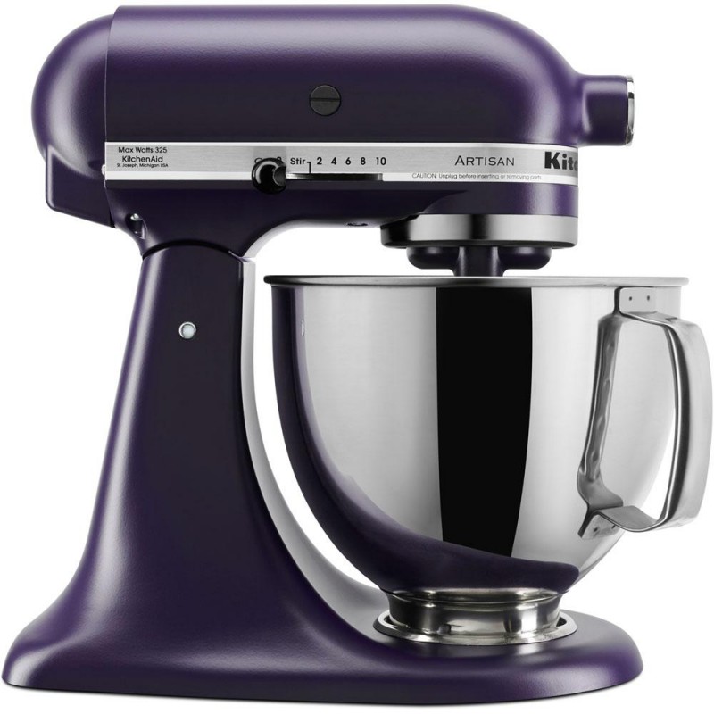 Artisan Series 5 Qt. Tilt-Back Head Stand Mixer in Black Violet