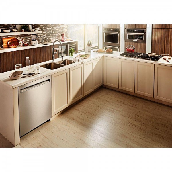 KitchenAid Front Control Built-in Tall Tub Dishwasher in PRINTSHIELD Stainless with PROWASH