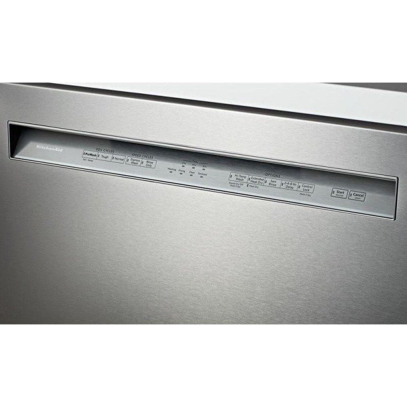 KitchenAid Front Control Built-in Tall Tub Dishwasher in PRINTSHIELD Stainless with PROWASH