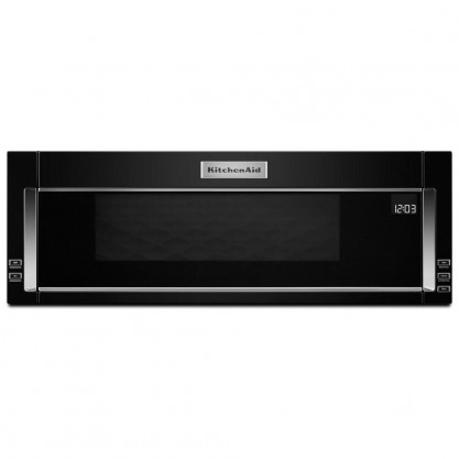KitchenAid 1.1 cu. ft. Over the Range Low Profile Microwave Hood Combination in Black