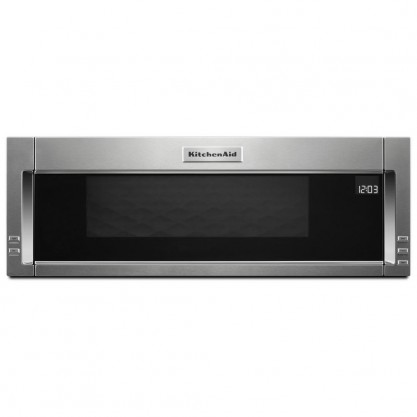 KitchenAid 1.1 cu. ft. Over the Range Low Profile Microwave Hood Combination in Stainless Steel