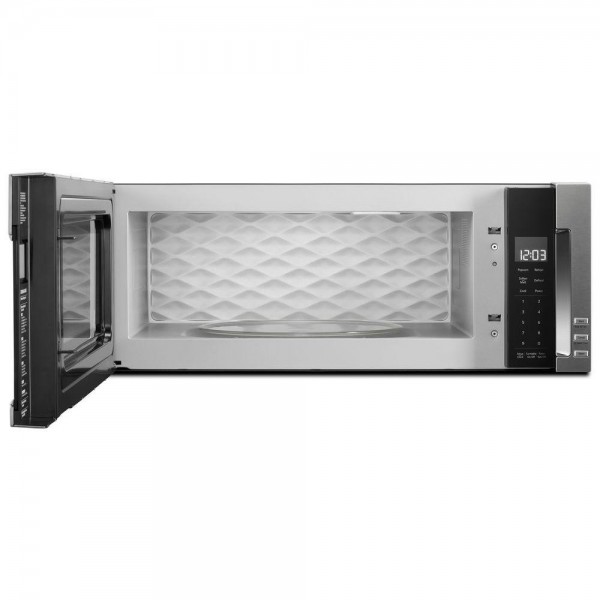 KitchenAid 1.1 cu. ft. Over the Range Low Profile Microwave Hood Combination in Stainless Steel