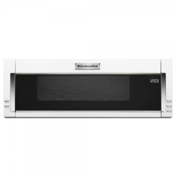 KitchenAid 1.1 cu. ft. Over the Range Low Profile Microwave Hood Combination in White