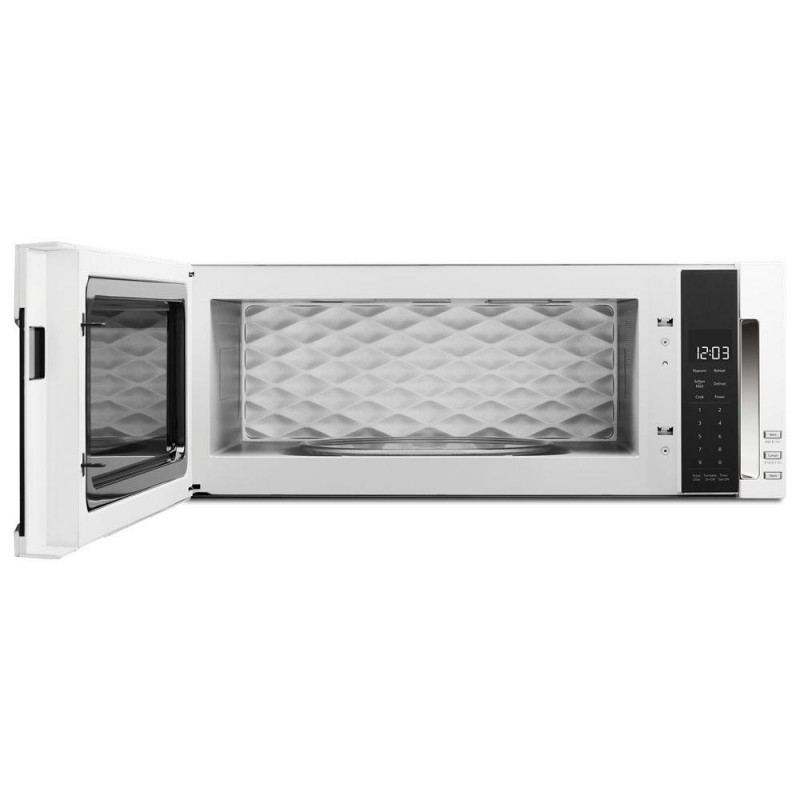 KitchenAid 1.1 cu. ft. Over the Range Low Profile Microwave Hood Combination in White