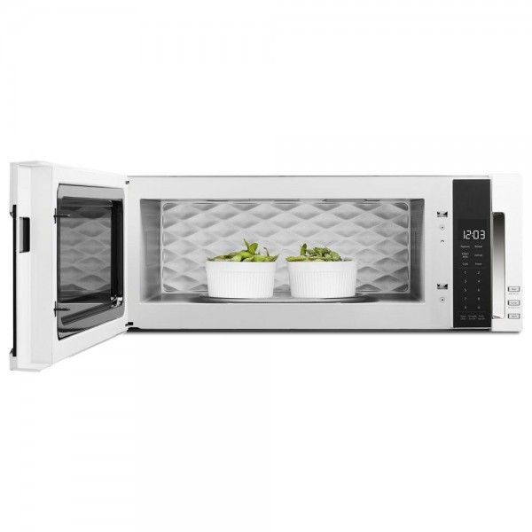 KitchenAid 1.1 cu. ft. Over the Range Low Profile Microwave Hood Combination in White