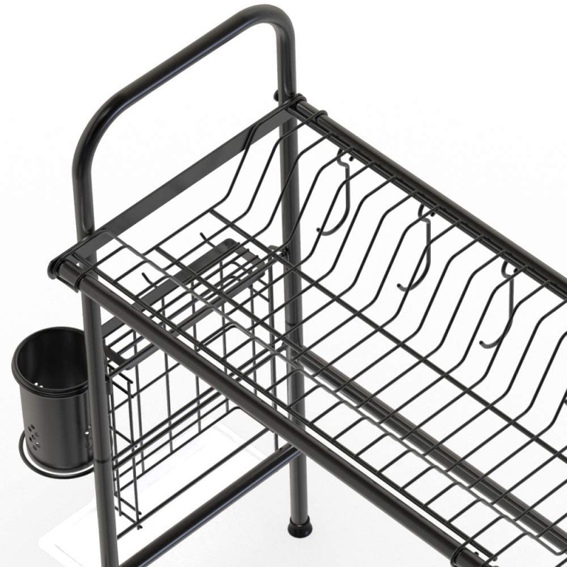 Over The Sink Dish Rack, Ace Teah Large Dish Drying Rack with Utensil Holder Hooks